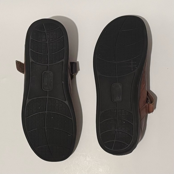 Drew Womens Orchid Mary Jane Comfort Shoes Brown Leather Hook & Loop Ortho 10W - Picture 6 of 10
